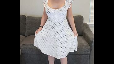 Experimento Vestido Novo E Me Excito Na Frente Do Espelho