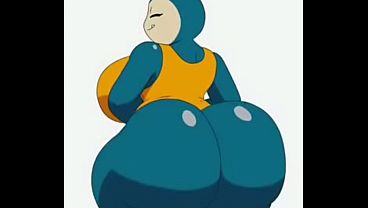 Garota bunduda grande demais para parar de assistir
